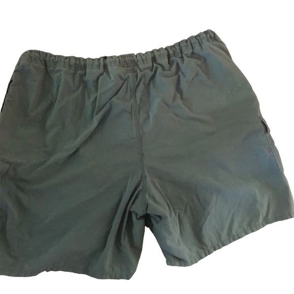 Big Dogs Cargo Mesh Lined Shorts Swim Trunks Sz. 4X Olive Green Outdoors Summer - Picture 3 of 7